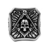 Seeing Eyes Skull Masonic Ring