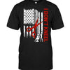 I Don't Kneel Scissors American Flag T-shirt - designfullprint