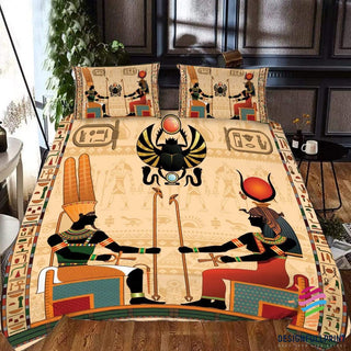 Gift For Egyptian Ancient Egypt Pharaoh Bedding Set HG Egyptian God