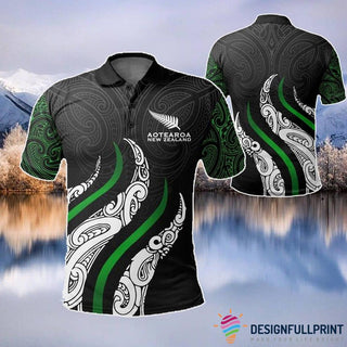 Aotearoa Koru New Zealand Polo Shirt NHD