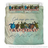Gift For Turtle Lover Turtles God Said You Are Beautiful Bedding Set