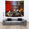Rock Skull Maiden Tapestry 002 - designfullprint