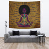 Black American Gift Black Girl Unique Proud Beautiful Music Custom Name Tapestry LN