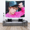 Justin Bieber Handsome In Pink Tapestry TTN