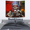 Rock Skull Maiden Tapestry 002 - designfullprint