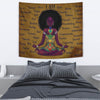 Black American Gift Black Girl Unique Proud Beautiful Music Custom Name Tapestry LN