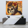 Sugar Skull Girl Tapestry