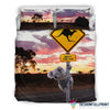 Australia Bedding Sets Koala Bed Kangaroo Sign Landscape Art Sets HG