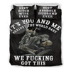 Special Sale: Skull Couple Bedding Set 4 (Duvet Cover and Pillowcases)