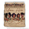 Black Pride God Says You Are Incredible Girls Empowerment Black Girls Black Women Bedding Sets
