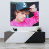Justin Bieber Handsome In Pink Tapestry TTN