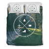 Camping Black Bedding Set 02 - designfullprint