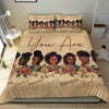 Black Pride God Says You Are Incredible Girls Empowerment Black Girls Black Women Bedding Sets
