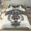Gift For Viking Lover Fenrir Skoll And Hati Valknut Raven Viking Duvet Cover Viking Bedroom Set Viking Bedding Set HG