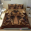 Gift For Egyptian Ancient Egypt Anubis And Ra God Bedding Set NH Egyptian God