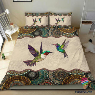 Hummingbird Quilt Bedding Set LH Hummingbird Gift Gift For Mom Mother Day Gift