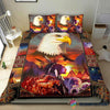 Gift For Native American American Eager Native American Bedding Set CH