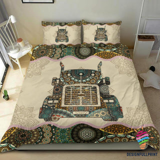 Truck Bedding Truck Quilt Truck Blanket LH Gifts For Truck Drivers