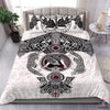 Gift For Viking Lover Fenrir Skoll And Hati Valknut Raven Viking Duvet Cover Viking Bedroom Set Viking Bedding Set HG