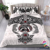 Gift For Viking Lover Fenrir Skoll Et Hati Valknut Raven Viking Housse De Couette Ensemble De Chambre À Coucher Viking Ensemble De Literie Viking HG