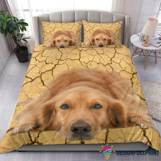 Golden Retriever Sleeping Bedding Set CH Gifts For Dog Lovers