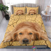 Golden Retriever Sleeping Bedding Set CH Gifts For Dog Lovers