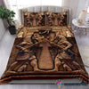 Gift For Egyptian Ancient Egypt Anubis And Ra God Bedding Set NH Egyptian God