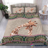 Giraffe Comforter Set Giraffe Bedding Set Giraffe Boho Pattern Bedding Set HG