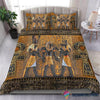 Gift For Egyptian Ancient Egypt Ankh Bedding Set NH Egyptian God