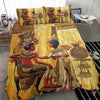 Gift For Egyptian Yellow Ancient Egypt Pharaoh Bedding Set Egyptian God