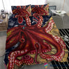 Lovely Red Octopus Bedding Set HG