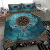 Gift For Viking Lover Viking Tree Life Bedding Set LN