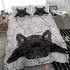 French bulldog Sleeping Bedding Set CH Gifts For Dog Lovers