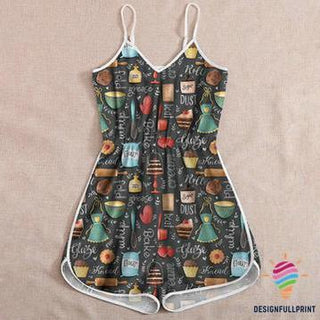 Gift For Baker Baking Rompers For Women LH Sexy Rompers Summer Rompers