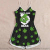 Gift For Hippie New Multiple Colors Bear With Cannabis Dont Care Bear 420 Rompers For Women HG