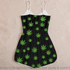 Gift For Hippie New Multiple Colors Bear With Cannabis Dont Care Bear 420 Rompers For Women HG