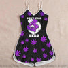 Gift For Hippie New Multiple Colors Bear With Cannabis Dont Care Bear 420 Rompers For Women HG