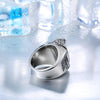Punk Snake Skull Stainless Steel Ring