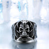 Punk Snake Skull Stainless Steel Ring