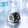 Punk Snake Skull Stainless Steel Ring