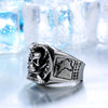 Punk Snake Skull Stainless Steel Ring