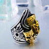 Clown Skull Design Biker Rings