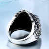 Stainless Steel Ethnic Skull Biker Rings
