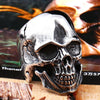 Happy Crack Skull Stainless Steel Ring