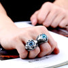Warrior Evil Eye Stainless Steel Rings