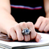 Warrior Evil Eye Stainless Steel Rings