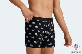 Pot Leaf Underwear Men Boxer Briefs NHD