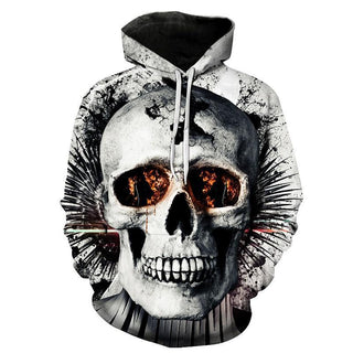 Death Skull Hoodie - designfullprint