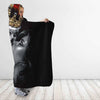 Special Sale: King Skull Couple Skull Lovers Hooded Blanket - designfullprint