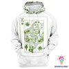 Badass Kings Poker Pot Leaf Hoodie LN Gift For Hippie